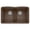 Cafe Brown, variant on DIAMOND Equal Double Low Divide Undermount - Cafe Brown