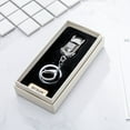 thumbnail image 4 of Metal car key chain ring chain creative men and women small gift small toy car model gift - Golden ice color, 4 of 6