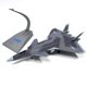 thumbnail image 2 of 1:72 Chengdu J-20 Fighter China modelo de avión militar con soporte de exhibición, colección de artesanía de fundición a presión Baoblaze Molde de caza de aviones, 2 of 8