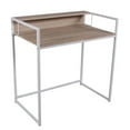 thumbnail image 2 of Acme Fahd Desk, Birch and White, 2 of 3