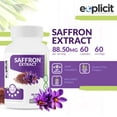 thumbnail image 2 of Saffron Extract – Great Natural Appetite Suppressant, Mood Booster, Healthy Weight Loss – 88.5mg of Pure Saffron – USA Made – 60 Capsules, 2 of 8
