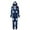 R414 Blue, variant on Bjutir Christmas Family Pajamas Matching Sets Baby Christmas Pajamas Long Sleeve Snowflake Print Onesie With Hooded Fall Winter Sleepwear,Blue,Size 0-3 Months