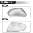 thumbnail image 5 of Unique Bargains Car Right Side Mirror Cover Cap Rearview Mirror Cover Cap for Toyota Prius 2016-2019 ABS Silver Tone, 5 of 6