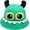 A-green, variant on Novelty Bucket Hat Horns Crazy Funny Party Halloween Costume Women Teen Girl Boy