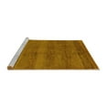 thumbnail image 2 of Ahgly Company Machine Washable Indoor Square Abstract Yellow Modern Area Rugs, 8' Square, 2 of 4