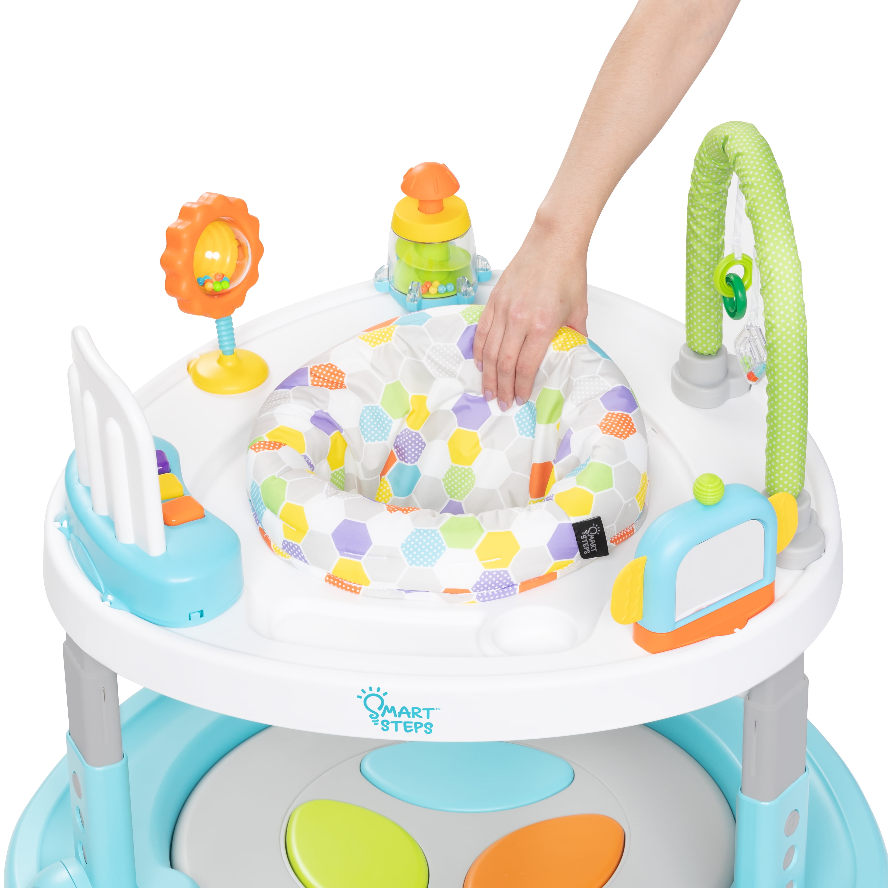 Actief nerveus worden Elegantie Smart Steps by Baby Trend Bounce N' Dance 4-in-1 Activity Center Walker -  Walmart.com