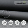 thumbnail image 6 of Covers&All Outdoor 5" Seat / Back Cushion with Highly Durable Cover Rite Fabric (22”W x 24”L x 5”Th ) (Charcoal Gray), 6 of 8