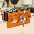 thumbnail image 2 of Centering Doweling Jig Kits Drill Guide Metric Standard Size Portable Drilling Guide Woodworking Hole Positioning, 2 of 9