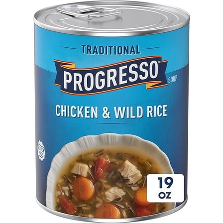 1x Progresso Traditional, Chicken and Wild Rice Soup, Gluten Free, 19 oz.