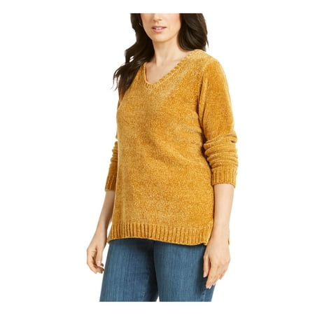 KAREN SCOTT $46 Womens New Gold Heather Sweater PM Petites B+B