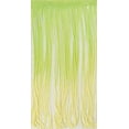 thumbnail image 3 of 5 Yards Tie Dye Ombre Multicolor Chainette Thread Yarn Tonal Loop Fringe- 7" Long -Sewing Quilting Renaissance Dance Hawaiian Costumes Outfit Drapery -Hand Dyed- Lime Green & Lemon Yellow Shades, 3 of 7
