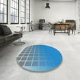 thumbnail image 3 of Ahgly Company Indoor Square Patterned Blue PAT1656X Area Rugs, 8' Square, 3 of 6