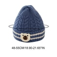 thumbnail image 3 of Christmas Clearance! AIEOTT Winter Hats for Kids Cold Weather Unisex Knit Soft Warm Cuffed Beanie Hat Boys and Girls New Year Gifts Cute Hats, 2 Years-9 Years, 3 of 3