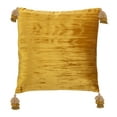 thumbnail image 2 of Safavieh Gwena 16" x 16" Metallic Plush Pillow with Tassel, 2 of 5