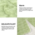 thumbnail image 2 of SMIXLN Sherpa Blanket, Reversible Fleece & Sherpa Throw Blanket, Soft Plush Warm Blanket for Couch, Bed & Fall Winter, Green Heart, 40" x 50", 2 of 9