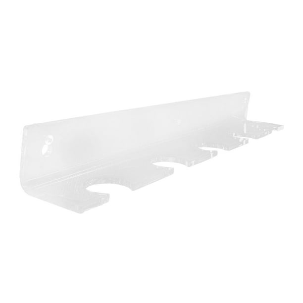 Soporte para bates de béisbol de montaje en pared, estante para bates con capacidad para 5 bates, organizador de bates de béisbol y softbol en la