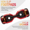 thumbnail image 6 of Emaxusa Off Road Hoverboards 8.5 inch Wheel with Bluetooth Speakers and LED Lights, All Terrain Self Balancing Scooter for Adults and Kids, UL Safety Certified (Red), 6 of 8