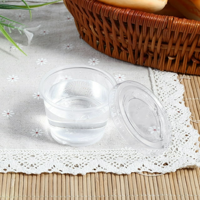 Taza de Plásstico para Chutney, Taza de Salsa Segura de PlásTiCO para el Hogar para Restaurantes para delicatessen
