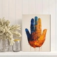 thumbnail image 2 of Qisvanset 12x16 Inch Identity Bible Thumbprint Canvas Wall Art, Religious Scripture Art Baptism Gift Home Decor, 2 of 8