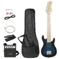 thumbnail image 4 of Zeny 30" Electric Guitar + 5 Watt Amp + Gig Bag Case + Guitar Strap Beginners Blue, 4 of 11