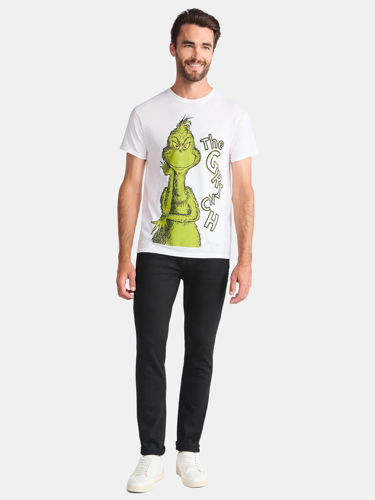 The Grinch Men's and Big Men's Holiday Graphic Tee, Sizes S-3XL