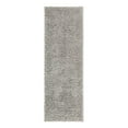 thumbnail image 2 of Unique Loom Everyday Shag Collection Area Rug - Solid (2' 2" x 6' 7" Runner Light Gray), 2 of 5