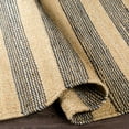 thumbnail image 3 of Hauteloom Stapleford Jute Living Room, Bedroom Area Rug - Traditional, Transitional - Navy, Cream, Tan - 8' x 10', 3 of 10