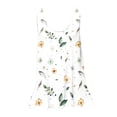 thumbnail image 1 of UPPADA Camisoles d'Été pour Femmes Col Rond Coupe Ample T-Shirts Décontractés Mode Sans Manches Vêtements de Plage Ourlet Fluide Chandails à Enfiler Hauts Plage Boho Vêtements Liquidation Hauts pour Femmes Blanc,TTG, 1 of 4