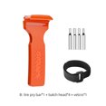 thumbnail image 3 of Palanca de bicicleta de llanta de neumáticos con accesorios de ciclismo de correa y bancos (set) naranja 4pcs, 3 of 5