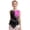 Hot Pink, variant on Kids Girls Sleeveless Sparkly Rhythmic Gymnastics Skirted Leotard Figure Ice Skating Bodysuit Dress Ballet Dancewear White 8