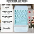 thumbnail image 3 of Ice Cube Tray, 3 Pack 170 Balls Mini Ice Cube Tray for Freezer, 2x33pcs and 1x104pcs Sphere Ice Cube Making for Chilling Cocktail Whiskey Tea Coffee, Include Ice Trays & Ice Bin & Scoop, 3 of 5