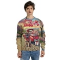 thumbnail image 4 of Be My Valentine's Mastiff Truck Full of Love Flower Balloon All Over Print 3D Sweatshirt Unisex Merch Mastiffs Dog Lover Gifts Idea - 02029, 4 of 6