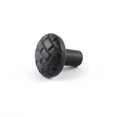 thumbnail image 4 of Renovators Supply Black Iron Kitchen Cabinet Knob Pull Round Brick style Black Powder Coat Finish Decorative Metal Knobs for Kitchen Cabinet or Drawer Pull Handle w/Screws Pack of 4, 4 of 8