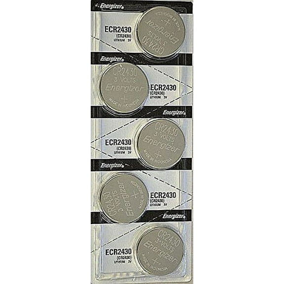 5 ENERGIZER (1 Pack) 2430 3V Lithium Coin Cell Batteries