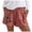 Red, variant on Trendfront Women's High Waisted Dandelion Graphic Print Shorts Loose Fit with Pockets Casual Summer Everyday Shorts