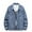 Blue, variant on QHFBli Mens Jean Jacket Mens Classic Denim Jacket Autumn Spring Fashion Casual Solid Color Button Front Lapel Coat Top Blouse Outerwear Blue XL