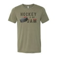 thumbnail image 1 of Hockey Shirt, Hockey Is My Jam, Funny Hockey Shirt, Unisex Fit, Ice Hockey Shirt, Hockey Gift, Gift For Hockey Player, Gift For Him, Skating, Heather Olive, SMALL, 1 of 1
