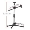 thumbnail image 4 of Dual Purpose Microphone Tripod Stand with 2 Mic Clips Adjustable Mic Stand Boom Arm Microphones Desk Floor Bracket for Speech Meeting Live Stream Sing, 4 of 5