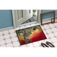 thumbnail image 4 of Sunset on the Coconut Tree Door Mat, 4 of 4