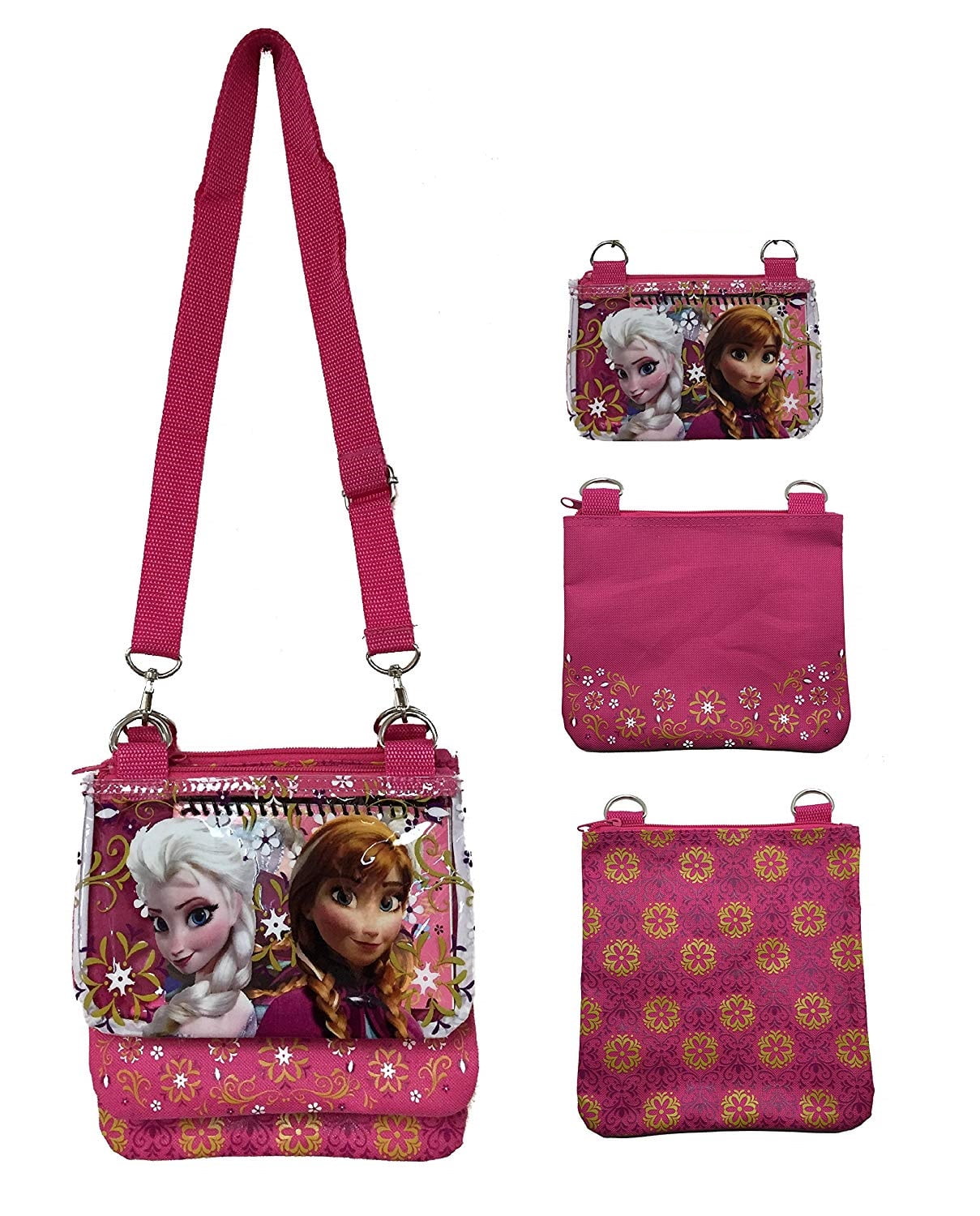 String Wallet - Disney - Frozen Princess Elsa+Anna Pink New 639679 - Walmart .com