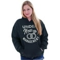 thumbnail image 3 of Under New Management Newlywed Bride Unisex Plus Fleece Graphic Hoodie Brisco Brands 2X, 3 of 4