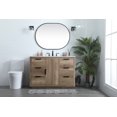 thumbnail image 2 of Elegant Kitchen and Bath 48 Inch SIngle Bathroom Vanity In Natural Oak, 2 of 4