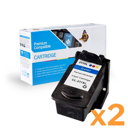 Canon Remanufactured Cartridge Cart PG-211XL COLOR / PG-211XL CLR 2-pack!