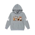thumbnail image 5 of IUYRTFE Kids Halloween Hooded Sweatshirt Set Long Sleeve Pullover Two Piece Outfit Fall Winter Warm Casual Playwear Party Wear Toddler Boys Girls Clothing(Gray,12 Years), 5 of 5