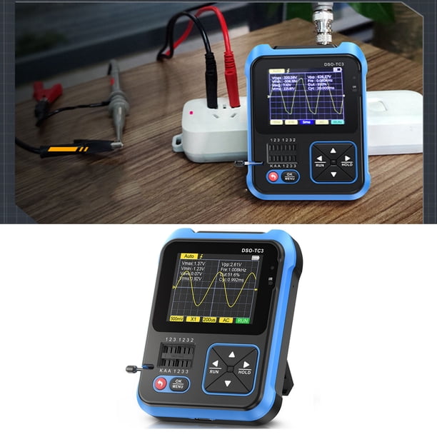 Color Oscilloscope 2.4in TFT Color Screen Digital Oscilloscope Handheld Portable Digital ...