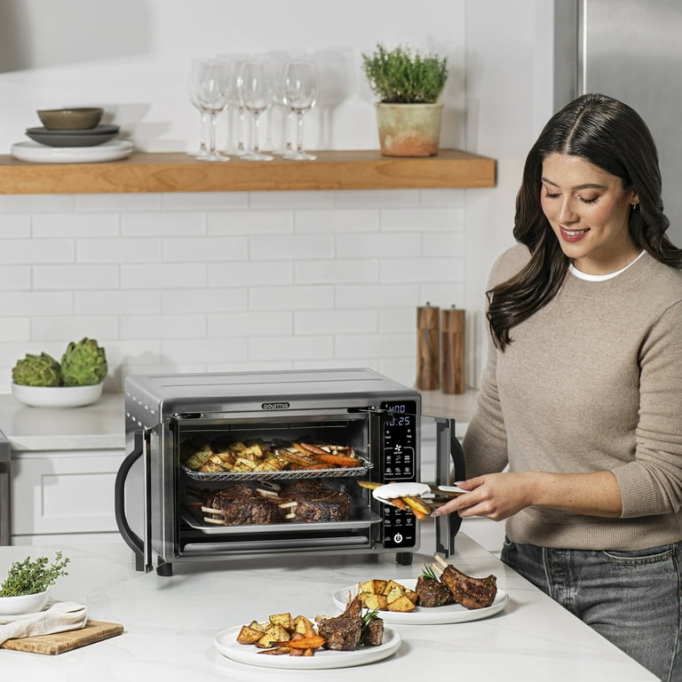 Gourmia 43L XL 12-Slice Digital Air Fryer Oven with Single-Pull