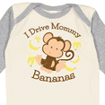 thumbnail image 4 of Inktastic I Drive Mommy Bananas Boys or Girls Long Sleeve Baby Bodysuit, 4 of 5