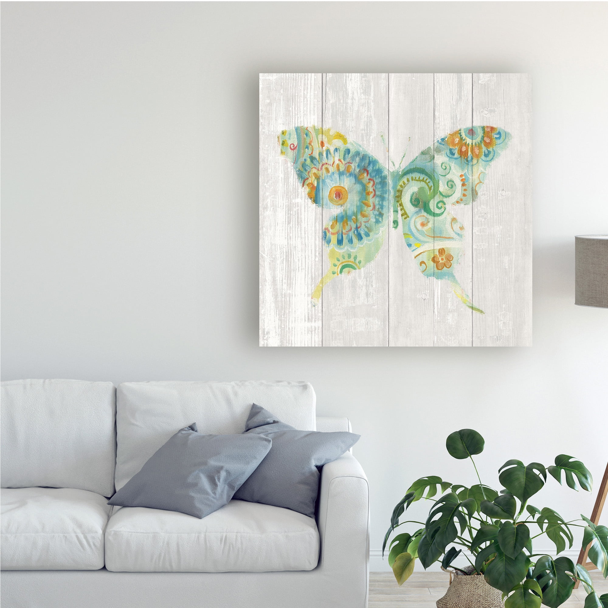 Trademark Fine Art 'Spring Dream Paisley IX' Canvas Art by Danhui Nai