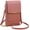 Dark pink, variant on Pinklizecosh Touchscreen Crossbody Phone Wallet, Small Compact Cell Phone Crossbody Bags for Women Trendy Purses Touchscreen Shoulder Bag with Credit Card Slots