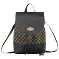 thumbnail image 1 of Mochila de la mochila de trazo de mujeres Pu Shoulfing Bolsas de moda Mochila, 1 of 8